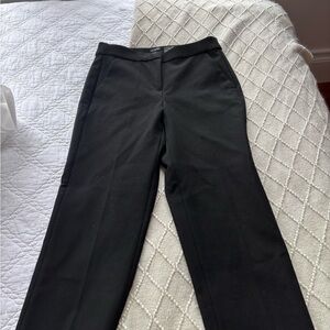 J. Crew Black Straight-Leg Dress Trousers